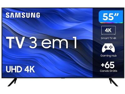 Smart TV 55” UHD 4K LED Samsung 55CU7700