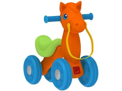 Bicicleta de Equilíbrio Infantil Bandeirante 1144 Pônei Laranja