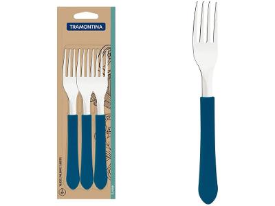 Jogo de Garfos de Mesa Tramontina Inox Leme 3 Peças