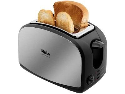 Torradeira Philco Preta French Toast
