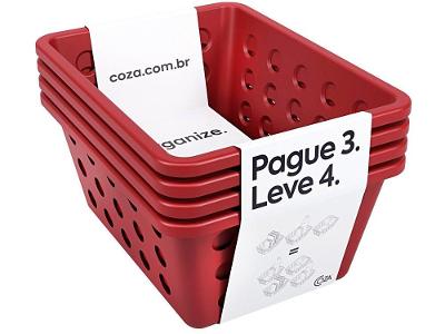 Kit Cestas 4 Peças Coza