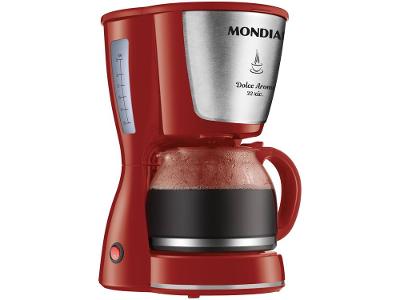 Cafeteira Elétrica Mondial Dolce Arome Vermelha