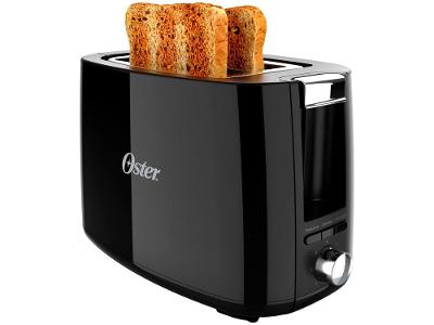 Torradeira Oster Black Simple Life OTOR650 7 Níveis de Tostagem Preto