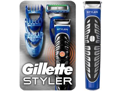 Barbeador Elétrico Gillette Styler Seco e Molhado 