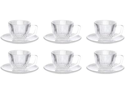 Jogo de Xícaras de Café 90ml Hauskraft Graffiato 6 Peças