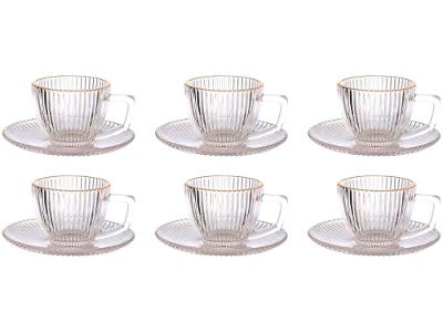 Jogo de Xícaras de Café 90ml Hauskraft Graffiato 6 Peças