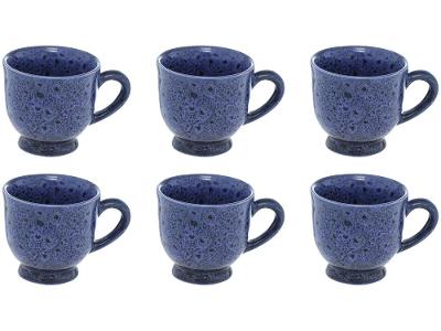 Jogo de Xícaras de Café 100ml Hauskraft Reactive Glaze 6 Peças
