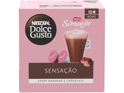 Cápsula de Café Morango com Chocolate Dolce Gusto Lungo Sensação 10 Cápsulas