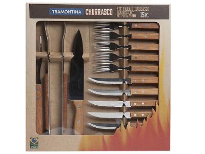 Kit Churrasco 15 Peças Tramontina