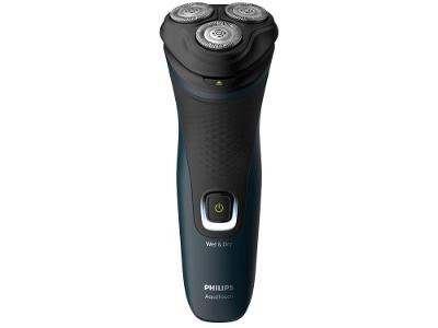 Barbeador Elétrico Philips Series 1000 AquaTouch Seco e Molhado 1 Velocidade