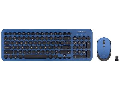 Kit Teclado e Mouse sem Fio Multilaser