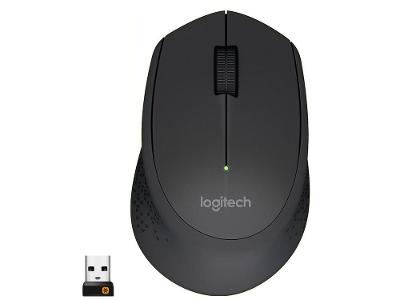 Mouse sem Fio Logitech Óptico 1000DPI M280 Preto