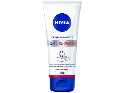 Creme Hidratante para Mãos Nivea 3 em 1 Reparação