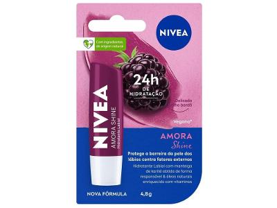 Protetor Labial Hidratante  Nivea Amora Shine 4,8g