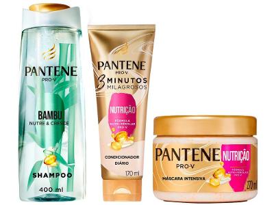 Kit Tratamento para o Cabelo Pantene Nutrição 3 Peças
