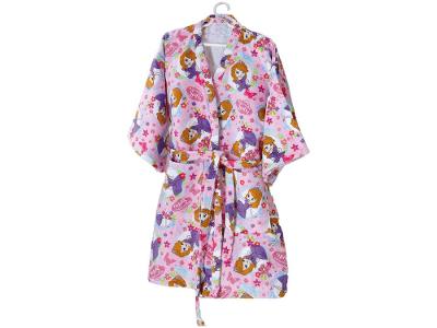Roupão Infantil Döhler Felpa Velour Princesa Sofia Disney Rosa Claro
