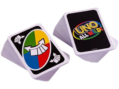 Uno Jogo De Cartas All Wild 