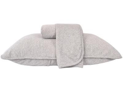 Jogo de Cama Casal Atlântica Mescla Urban Cinza 3 Peças