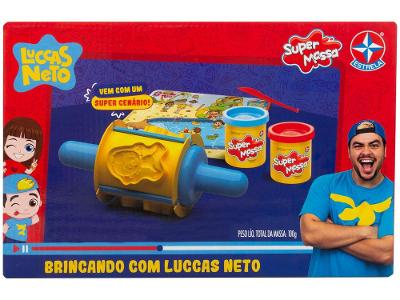 Slime Super Massa Brincando com Luccas Neto