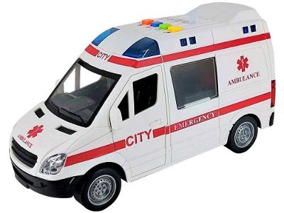 Carrinho Ambulância Public Heroes de Fricção 6415