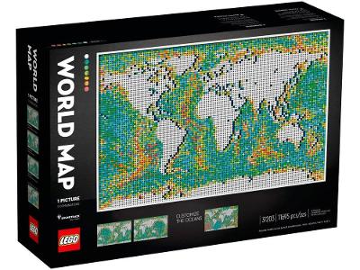 LEGO Art Mapa do Mundo 11695 Peças 31203