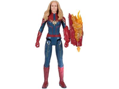 Boneco Capitã Marvel Titan Hero Series