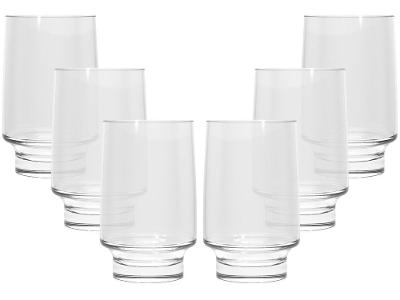 Jogo de Copos de Vidro 360ml 6 Peças Nadir