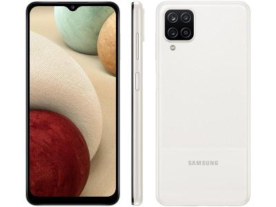 Smartphone Samsung Galaxy A12 64GB Branco 4G