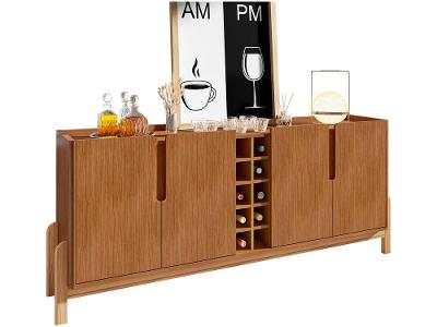 Buffet Moderno com Adega 4 Portas Casa D Lizz