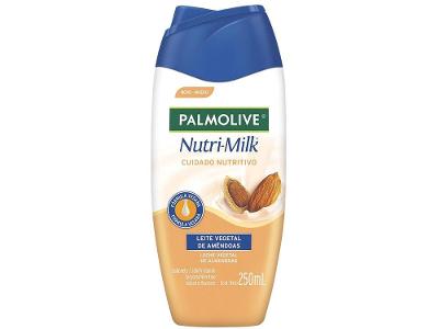 Sabonete Líquido  para o Corpo Palmolive Nutri-Milk Leite Vegetal de Amêndoas 250ml