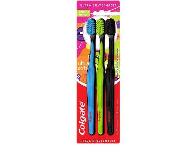 Escova de Dente Colgate Ultra Soft 3 Unidades
