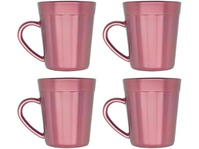 Jogo de Canecas de Vidro Rosé 270ml Copo Americano