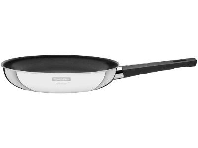 Frigideira Antiaderente Tramontina Inox Fundo Triplo Grano Baquelite 20cm