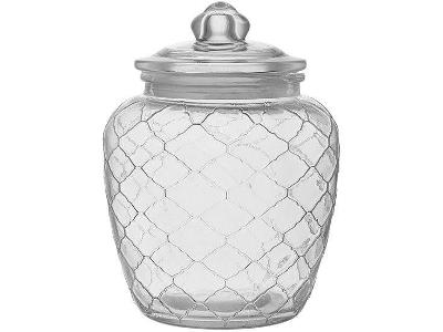 Pote de Vidro Hermético Hauskraft com Tampa 1,35L