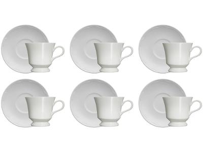 Jogo de Xícaras de Chá Porcelana 190ml Germer