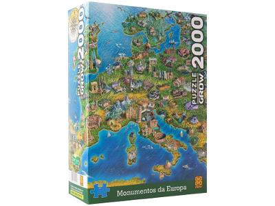 Quebra-cabeça 2000 Peças Puzzle Monumentos da