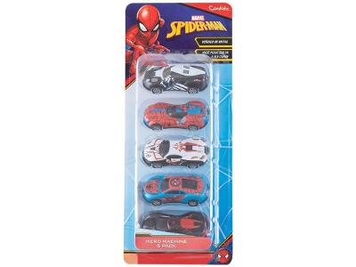 Kit Carrinhos Marvel Spider-Man Hero Machines