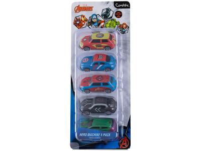 Kit Carrinhos Marvel Avengers Hero Machine
