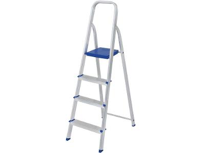 Escada 4 Degraus Alumínio Mor