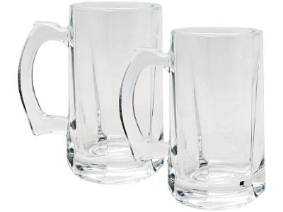 Jogo de Copos de Vidro de Chopp 350ml 2 Peças