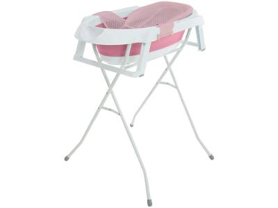 Banheira de Bebê com Suporte Safety 1st Smile Rosa 35L