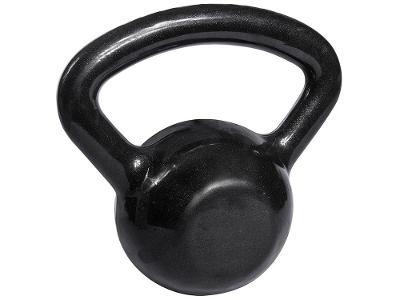 Kettlebell 10kg Emborrachado Preto Acte Sports