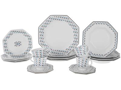 Aparelho de Jantar 20 Peças Porcelana Schmidt