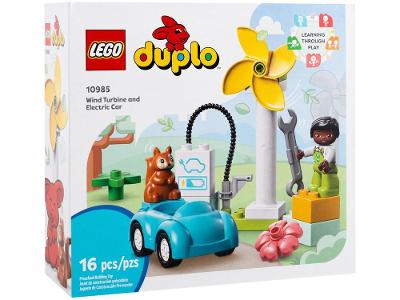 LEGO Duplo Town Turbina Eólica e Carro 16 Peças