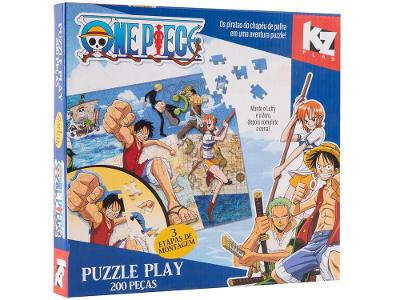 Quebra-cabeça 200 Peças Animes One Piece