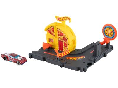 Pista City Hot Wheels Lugares Preferidos Pizzaria