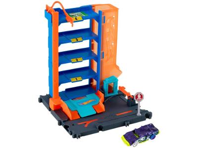 Pista Hot Wheels City Pista de Brinquedo Garagem