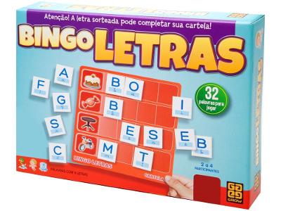 Jogo Bingo Letras