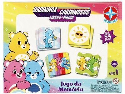 Jogo da Memória Ursinhos Carinhosos Estrela