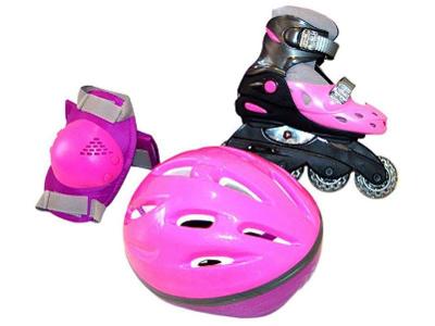 Patins in Line Infantil Tamanho 38-41 Bel Fix Rosa